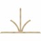 Ekena Millwork Richland Rough Sawn Timber Gable Bracket, Douglas Fir, 108"W x 68"H x 2"D x 4"F, 15/12 Pitch GBW108X68X0204RIC00RDF - alternate 1